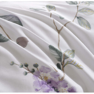 Постельное белье евро макси сатин Sofi de Marko Нигина зеленая фото