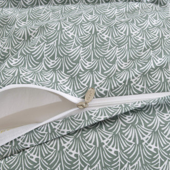 Постельное белье евро макси сатин Sofi de Marko Нигина зеленая - купить по низким ценам