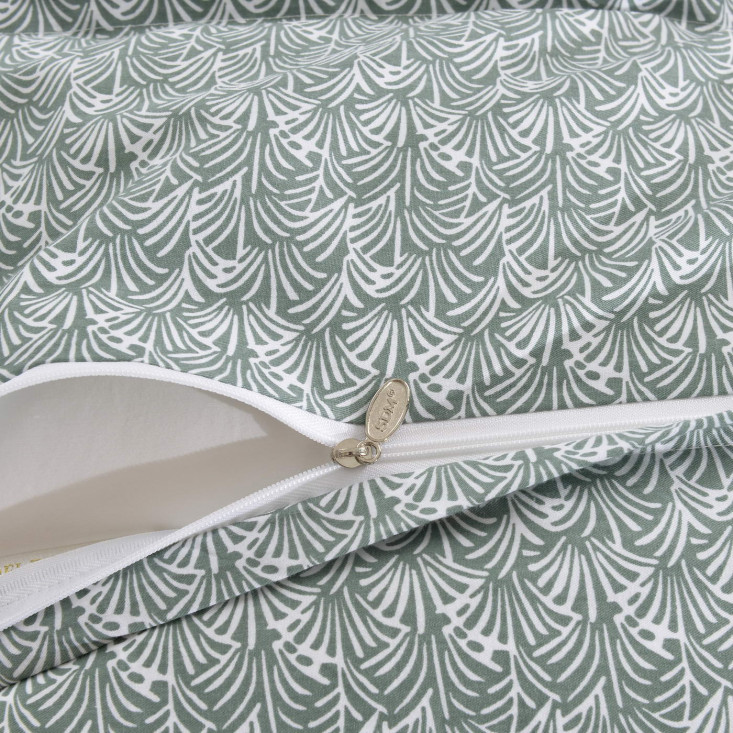 Постельное белье евро макси сатин Sofi de Marko Нигина зеленая