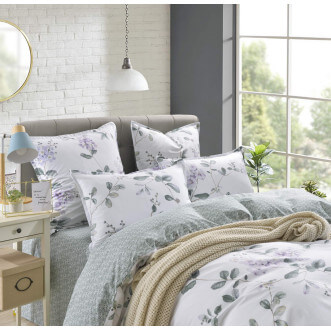 Постельное белье евро макси сатин Sofi de Marko Нигина зеленая - купить по низким ценам