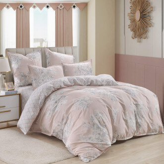 Постельное белье евро макси сатин Sofi de Marko Дебюсси розовый - купить по низким ценам