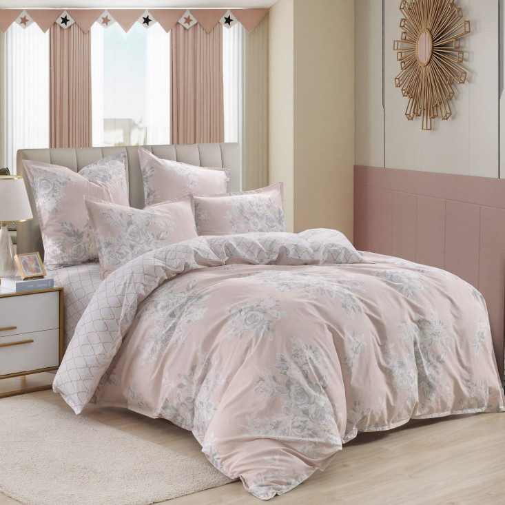 Постельное белье евро макси сатин Sofi de Marko Меланж крем