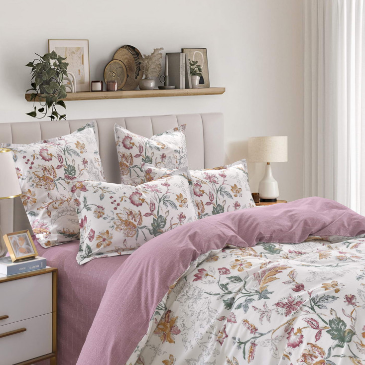 Постельное белье евро макси сатин Sofi de Marko Коди фиолет