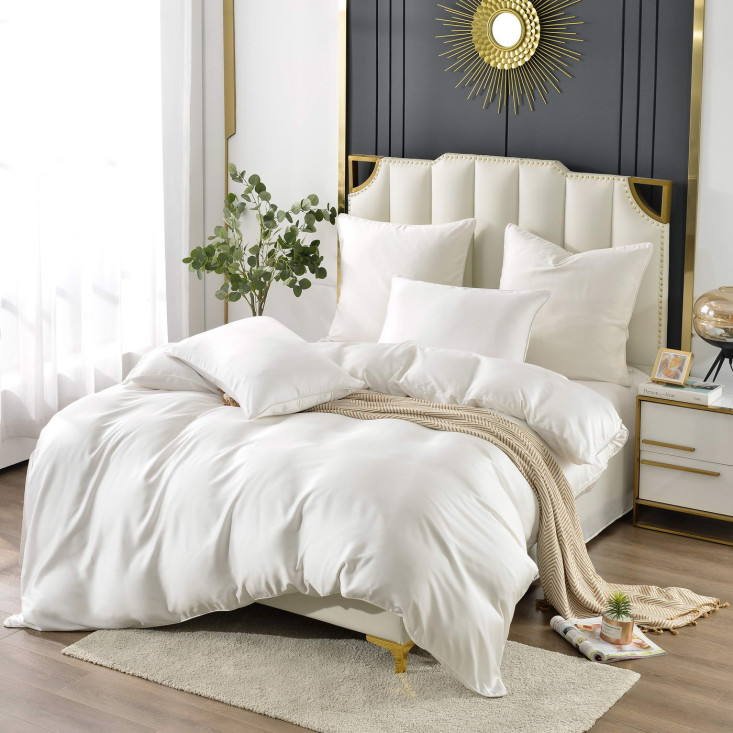 Постельное белье евро макси тенсел Sofi de Marko Andre Молоко