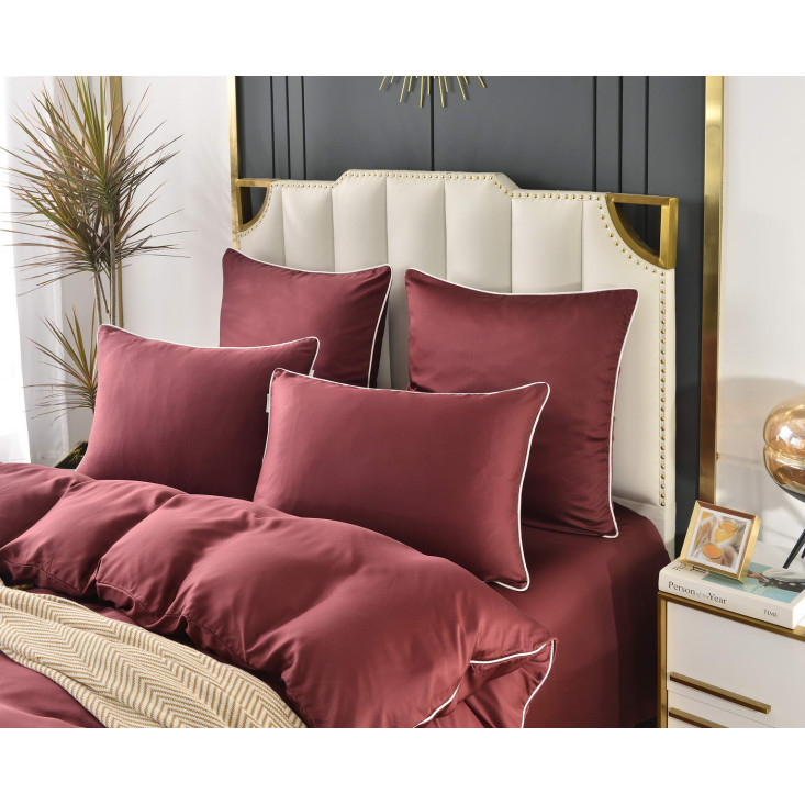 Постельное белье евро тенсел Sofi de Marko Andre Рубин