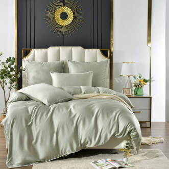 Постельное белье евро тенсел Sofi de Marko Andre Фисташка