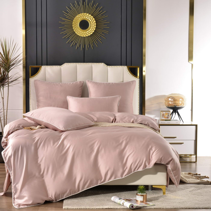 Постельное белье евро тенсел Sofi de Marko Andre Пыльная роза