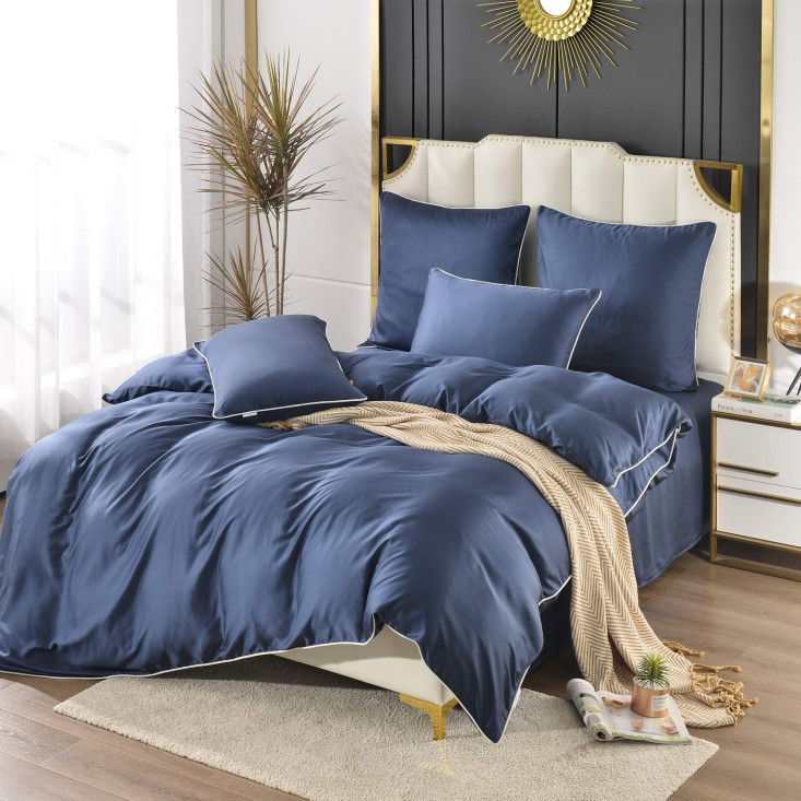 Постельное белье евро тенсел Sofi de Marko Andre Сапфир