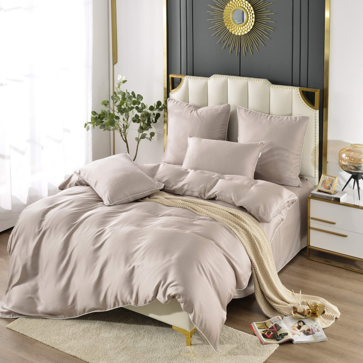 Постельное белье евро тенсел Sofi de Marko Andre Беж