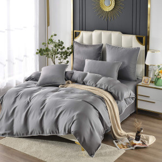 Постельное белье евро тенсел Sofi de Marko Andre Антрацит - купить по низким ценам