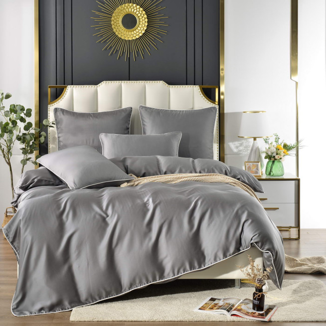 Постельное белье евро тенсел Sofi de Marko Andre Антрацит