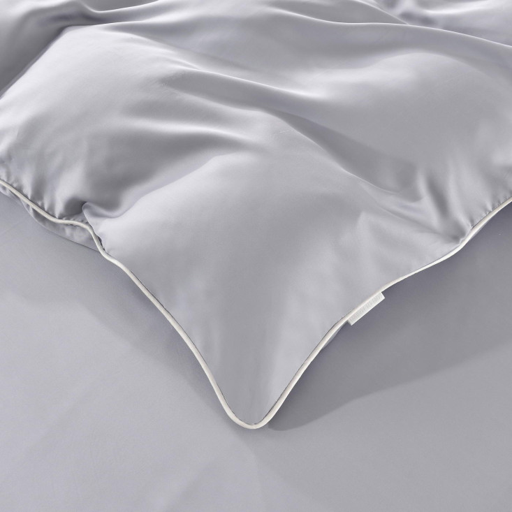 Постельное белье евро тенсел Sofi de Marko Andre Серебро