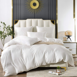 Постельное белье евро тенсел Sofi de Marko Andre Белое - купить по низким ценам