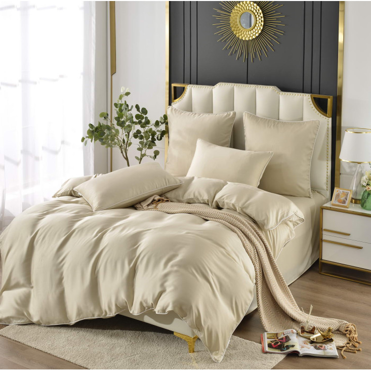 Постельное белье семейное тенсел Sofi de Marko Andre Экрю