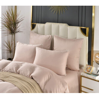 Постельное белье семейное тенсел Sofi de Marko Andre Розовое золото описание