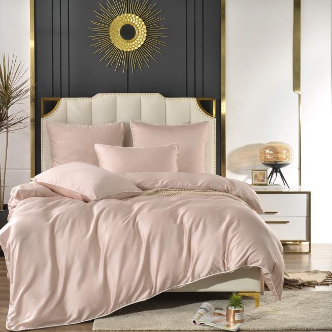 Постельное белье семейное тенсел Sofi de Marko Andre Розовое золото