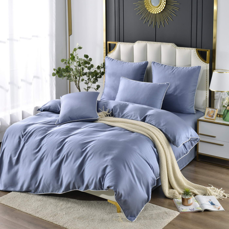 Постельное белье семейное тенсел Sofi de Marko Andre Незабудка