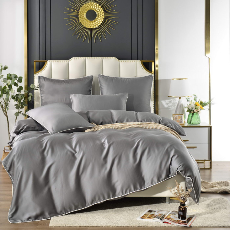 Постельное белье семейное тенсел Sofi de Marko Andre Антрацит