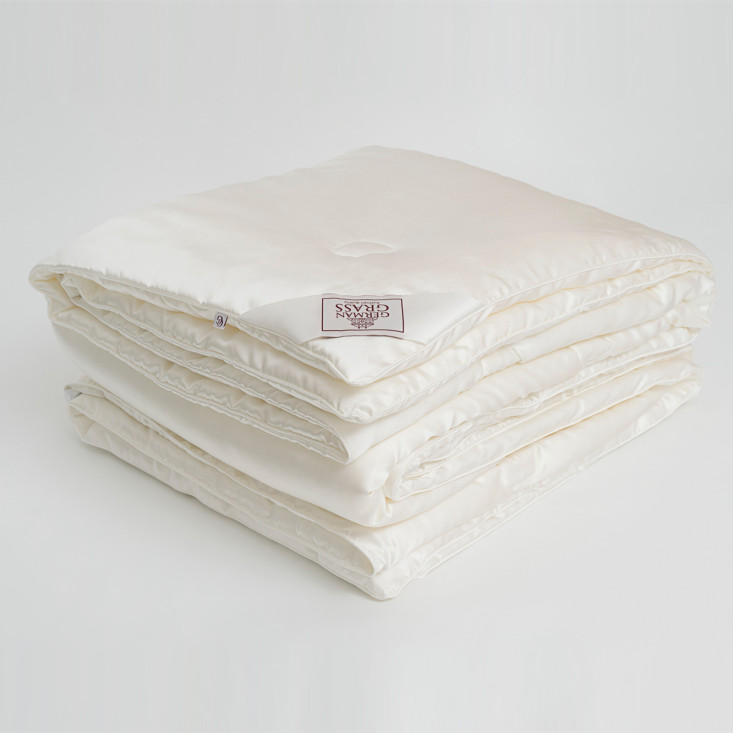 Одеяло шелковое евро 200х220 всесезонное German Grass Great Silk Grass