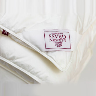 Одеяло 1,5 спальное 150х200 всесезонное German Grass Пух Люкс (Luxe Down) из пуха премиум в магазине Люкс Постель