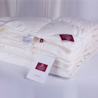 Одеяло евро 200х220 всесезонное German Grass Пух Люкс (Luxe Down) из пуха премиум в магазине Люкс Постель