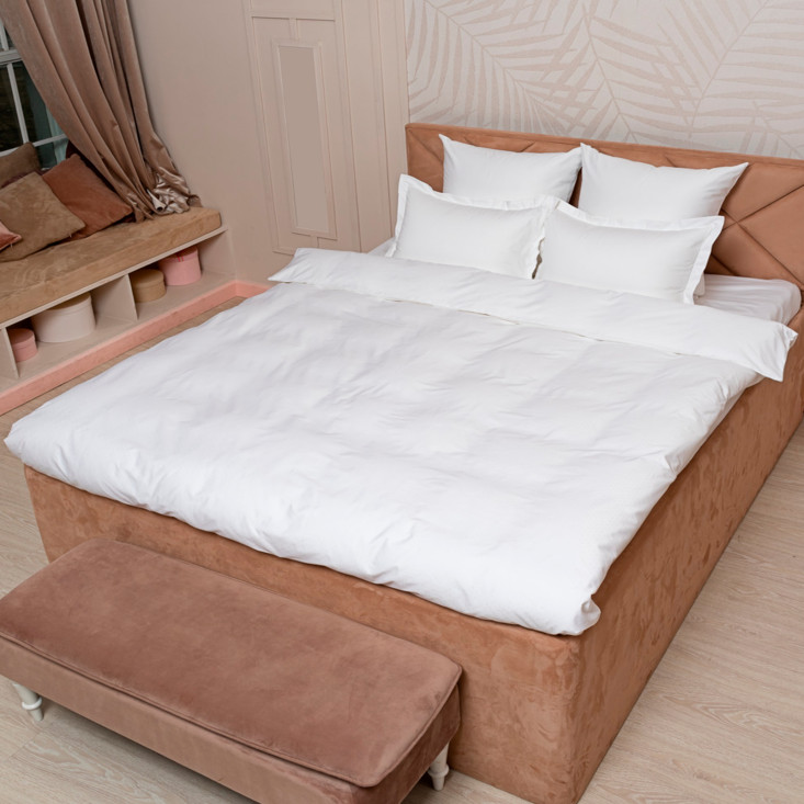 Постельное белье евро мако сатин люкс Grain Palette Grass German Grass