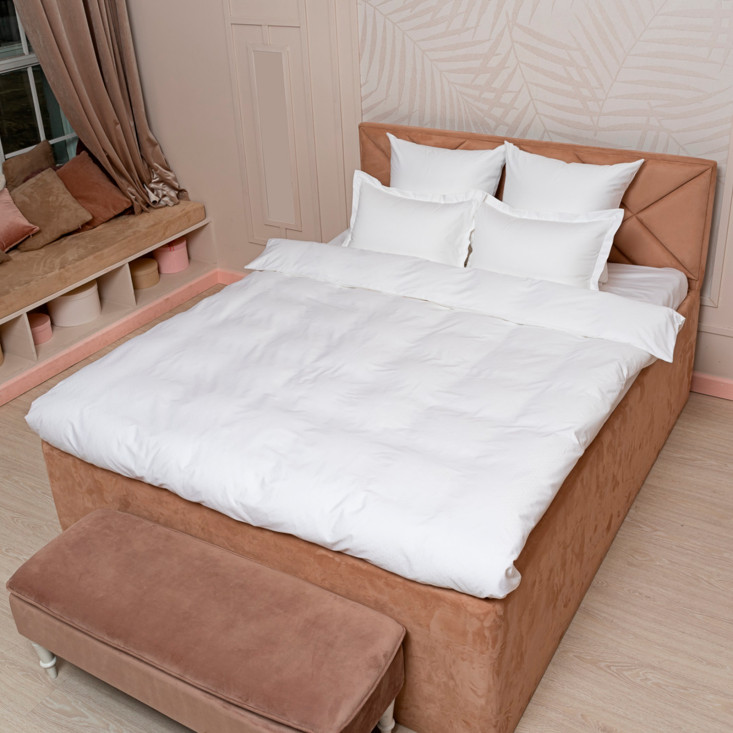 Постельное белье семейное мако сатин люкс Grain Palette Grass German Grass