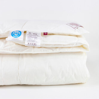 Одеяло евро 200х200 двойное зима/лето на кнопках German Grass Элитный пух (Grand Down) из пуха премиум в магазине Люкс Постель