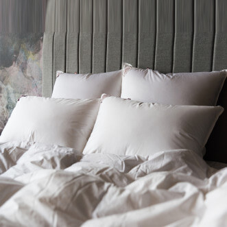 Подушка пуховая 70х70 German Grass Элитный пух (Grand Down) европейская подушка люкс в магазине Люкс Постель