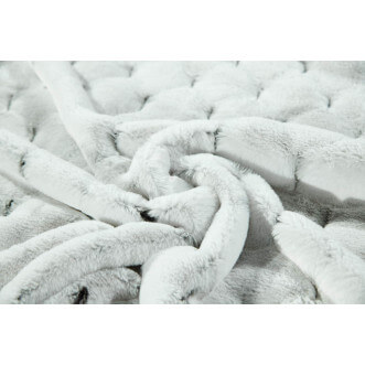 Плед искусственный мех Sofi De Marko Адриана серый - купить по низким ценам в Lux-Postel.com