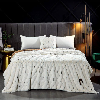 Плед искусственный мех Sofi De Marko Адриана экрю