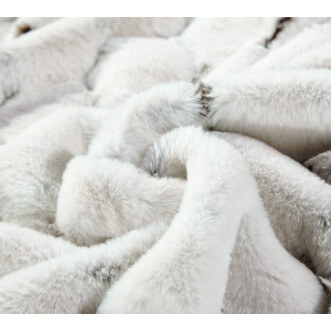 Плед искусственный мех Sofi De Marko Адриана экрю - купить по низким ценам в Lux-Postel.com