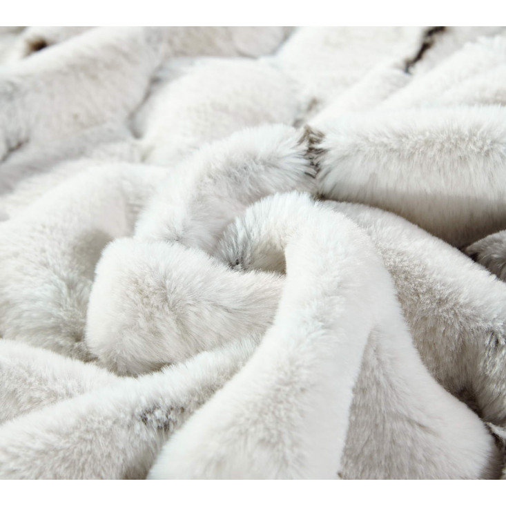 Плед искусственный мех Sofi De Marko Адриана экрю