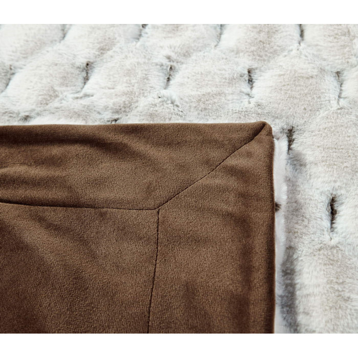 Плед искусственный мех Sofi De Marko Адриана экрю