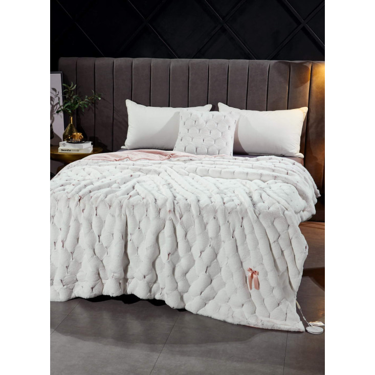 Плед искусственный мех Sofi De Marko Адриана молочный