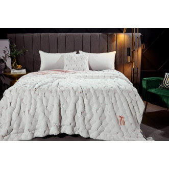 Плед искусственный мех Sofi De Marko Адриана молочный описание