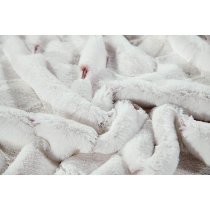 Плед искусственный мех Sofi De Marko Адриана молочный