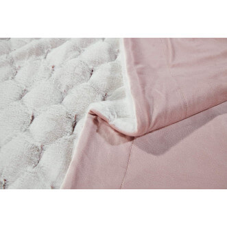 Плед искусственный мех Sofi De Marko Адриана молочный - купить по низким ценам в Lux-Postel.com