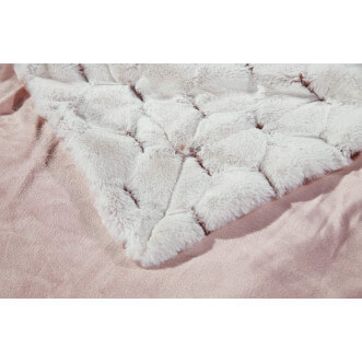 Плед искусственный мех Sofi De Marko Адриана молочный - купить по низким ценам в Lux-Postel.com