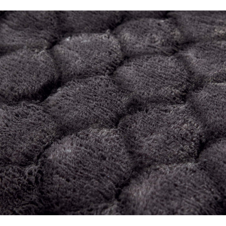 Плед искусственный мех Sofi De Marko Адриана черный