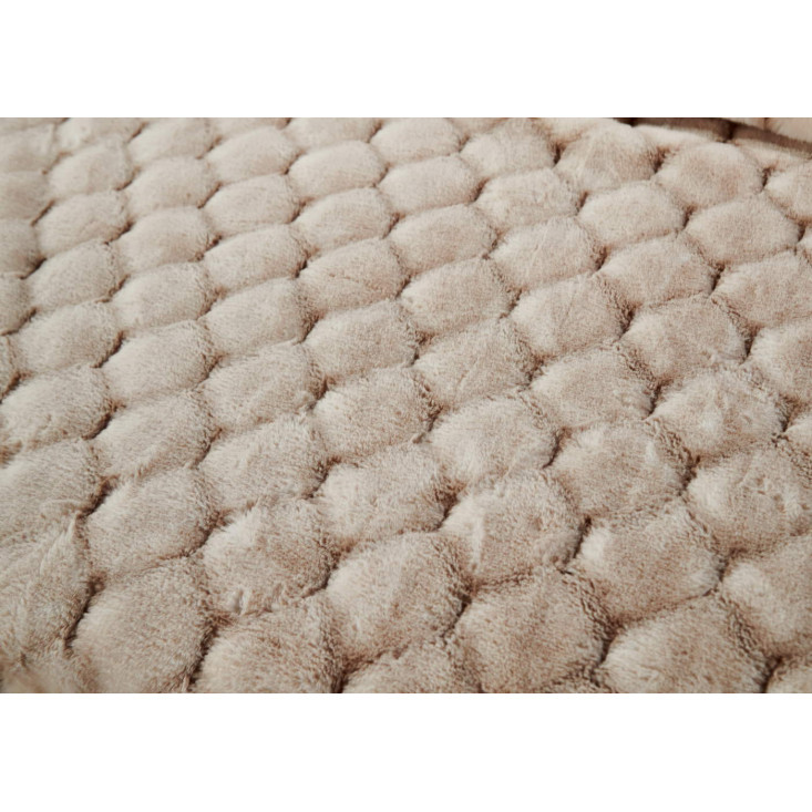 Плед искусственный мех Sofi De Marko Адриана бежевый