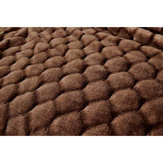 Плед искусственный мех Sofi De Marko Адриана коричневый - купить по низким ценам в Lux-Postel.com