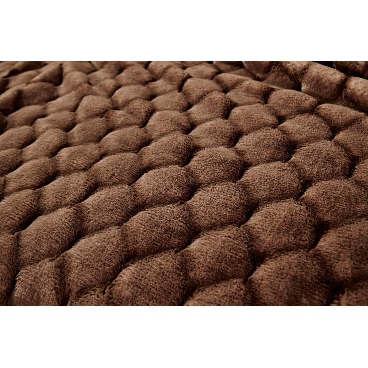 Плед искусственный мех Sofi De Marko Адриана коричневый