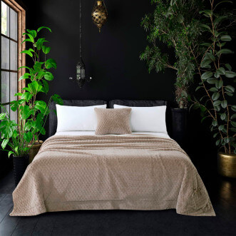 Плед искусственный мех Sofi De Marko Аврил беж