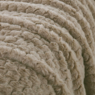 Плед искусственный мех Sofi De Marko Аврил беж - купить по низким ценам в Lux-Postel.com