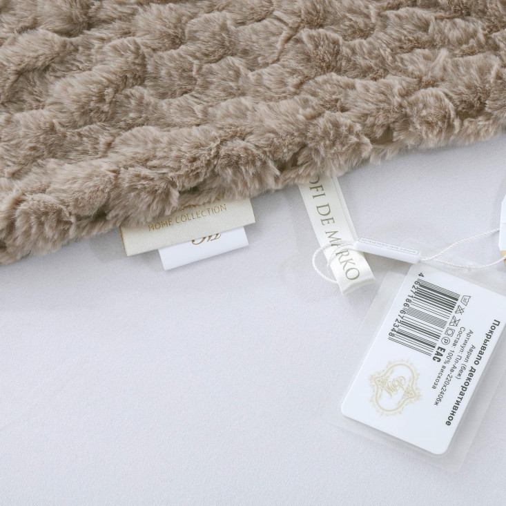 Плед искусственный мех Sofi De Marko Аврил беж