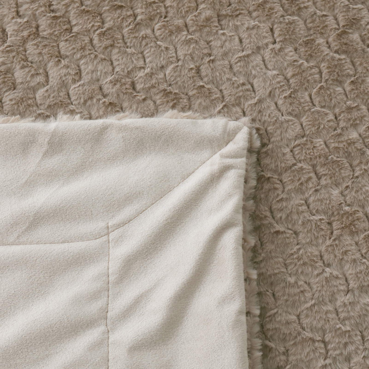 Плед искусственный мех Sofi De Marko Аврил беж