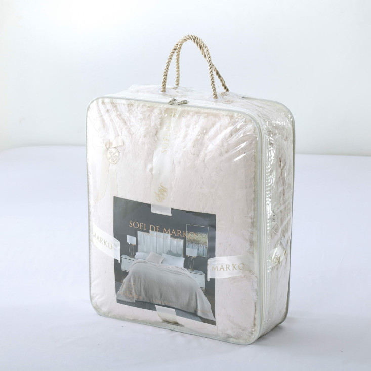 Плед искусственный мех Sofi De Marko Аврил крем