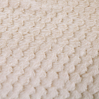 Плед искусственный мех Sofi De Marko Аврил крем - купить по низким ценам в Lux-Postel.com