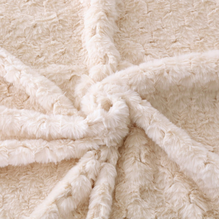 Плед искусственный мех Sofi De Marko Аврил крем